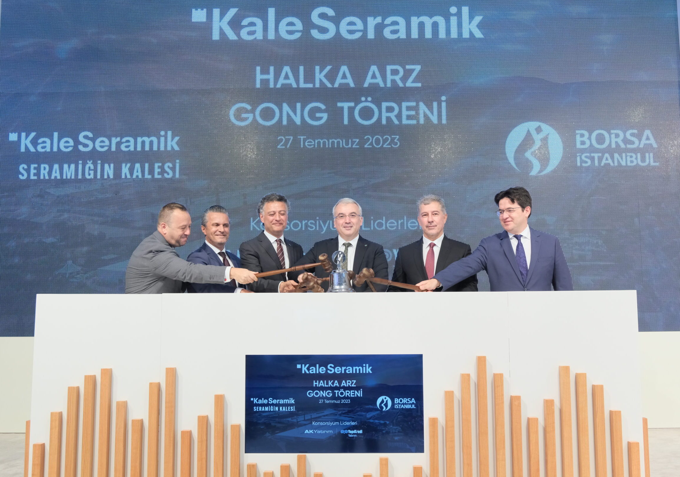 Gong, Kaleseramik ile Borsa İstanbul’da çaldı