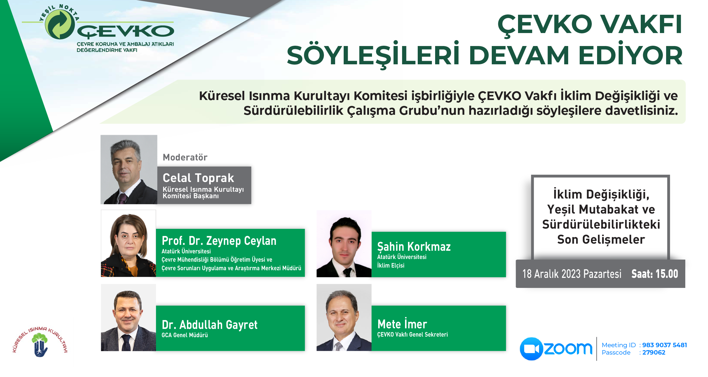 Yılın son buluşmasında COP’u değerlendirdiler