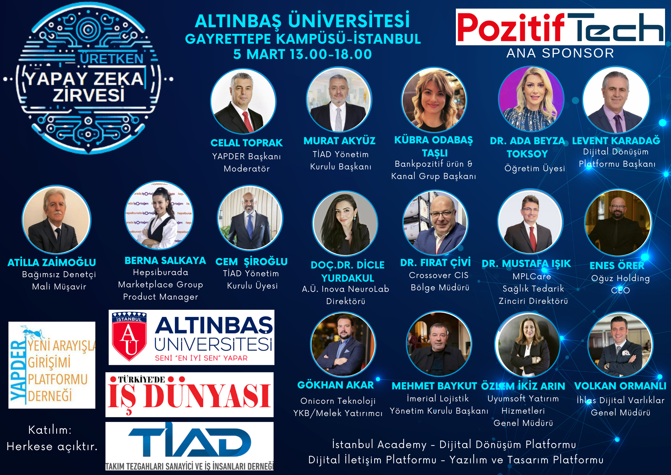 Gençleri Yapay Zekâ Zirvesi’ne bekliyoruz