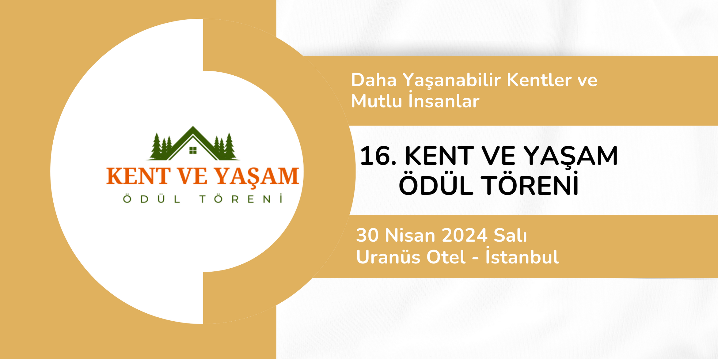 Kent ve Yaşam Ödülleri sahiplerini buluyor