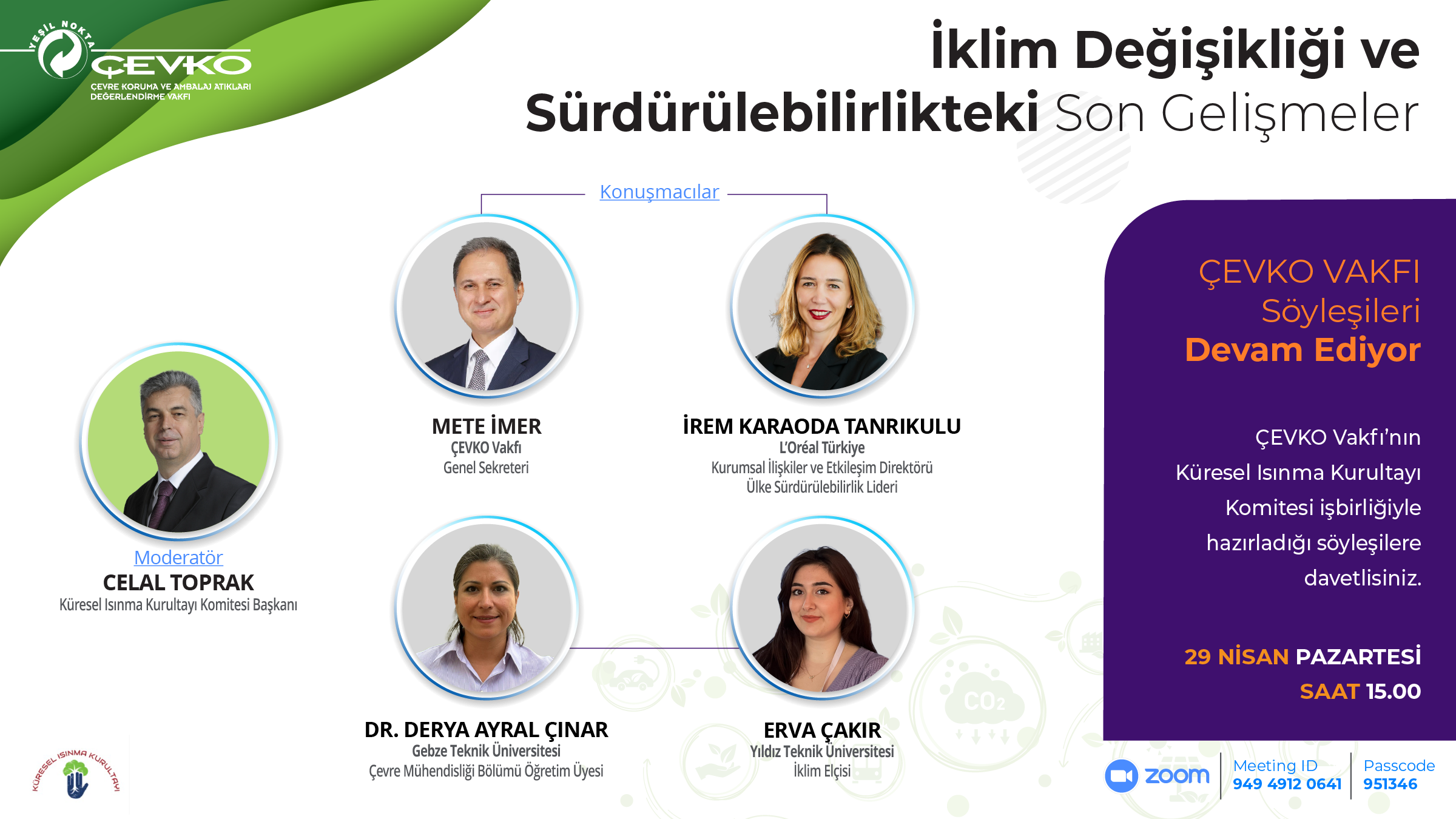 İklim krizine karşı online toplantıya bekleniyorsunuz