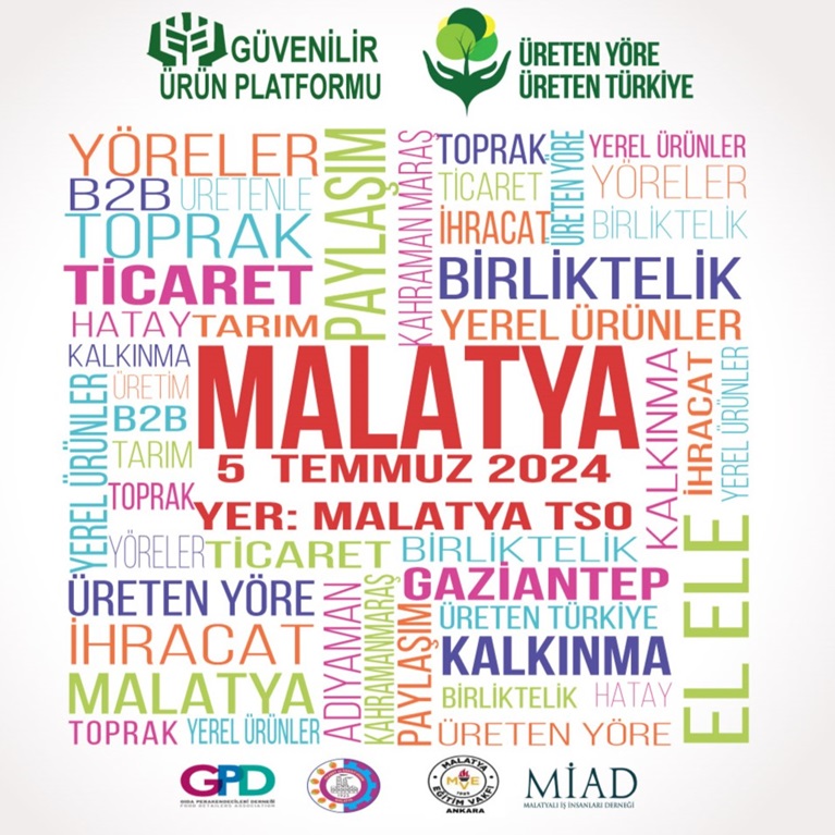 Malatya’lı üreticiler ticaret devleri ile 5 Temmuz’da bir araya geliyor
