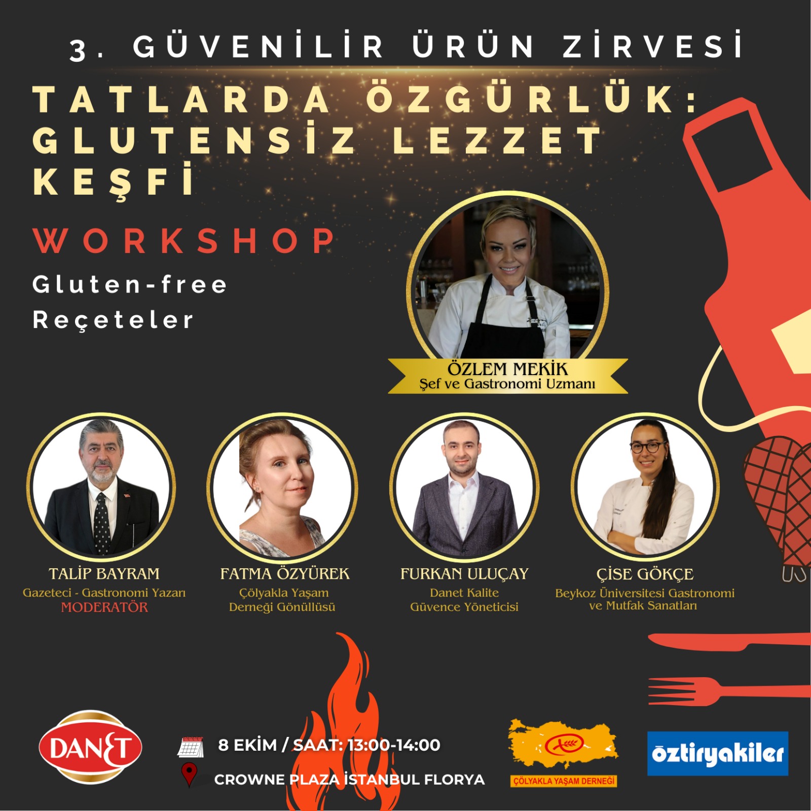 Gastronomi uzmanlarıyla “Glutensiz Lezzet Keşfi” workshopu