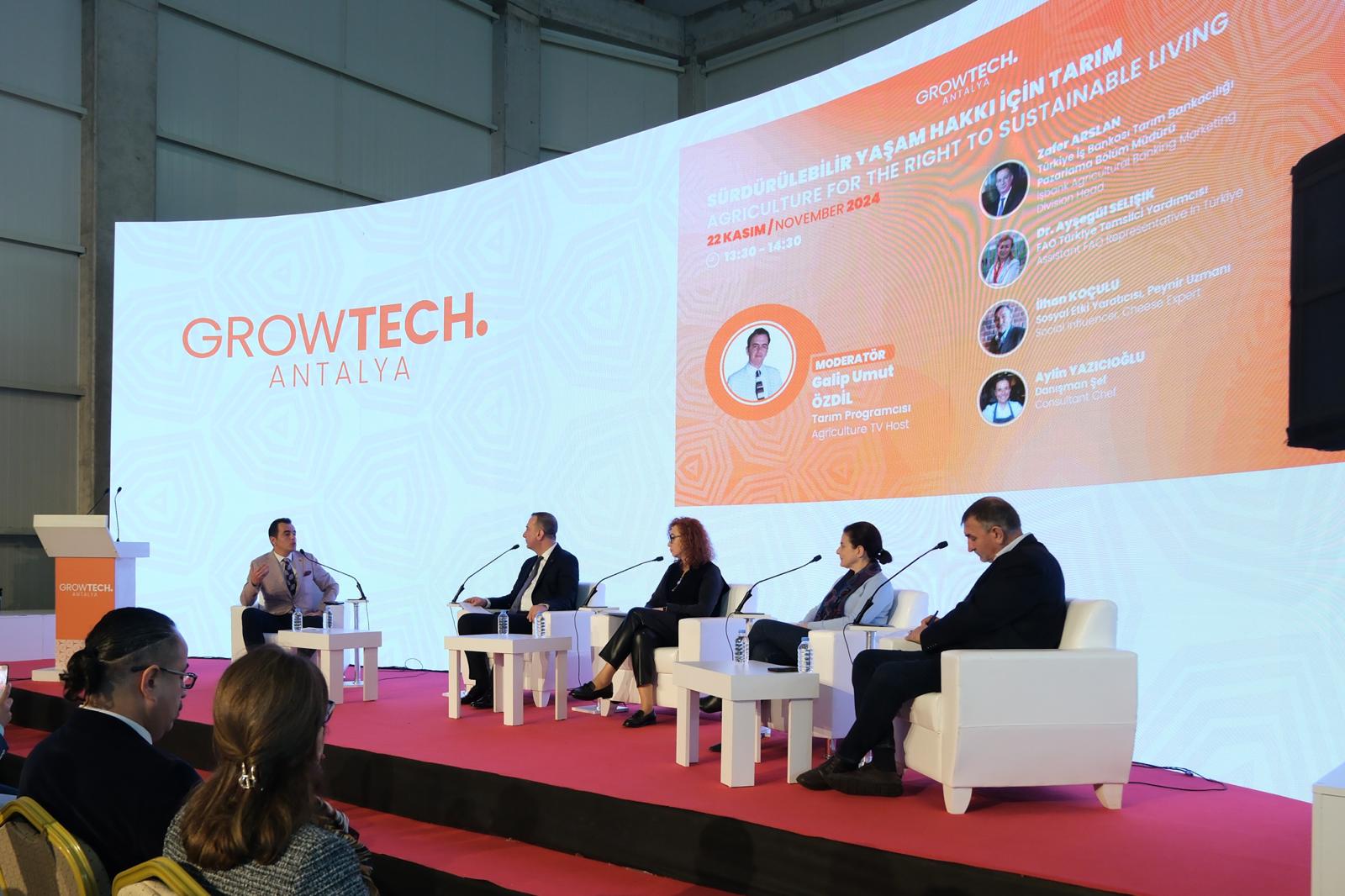 Tarımın geleceği GROWTECH.ANTALYA’da masaya yatırıldı