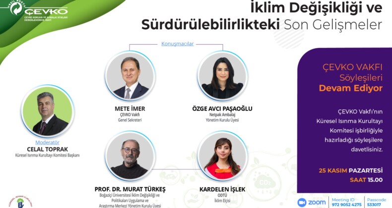 İklim değişikliği konuşulacak