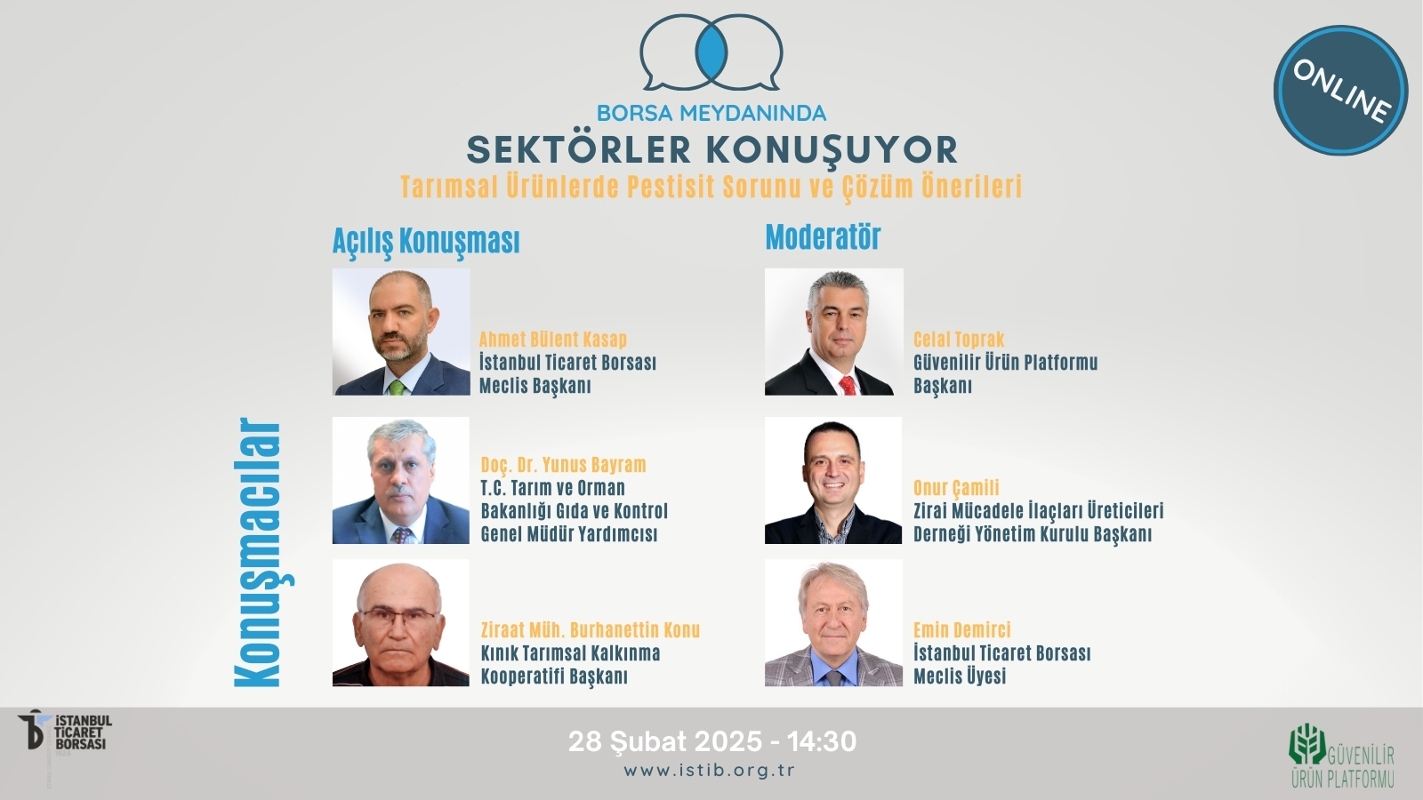 “Borsa Meydanında Sektörler Konuşuyor” Bu ayın konusu Pestisit
