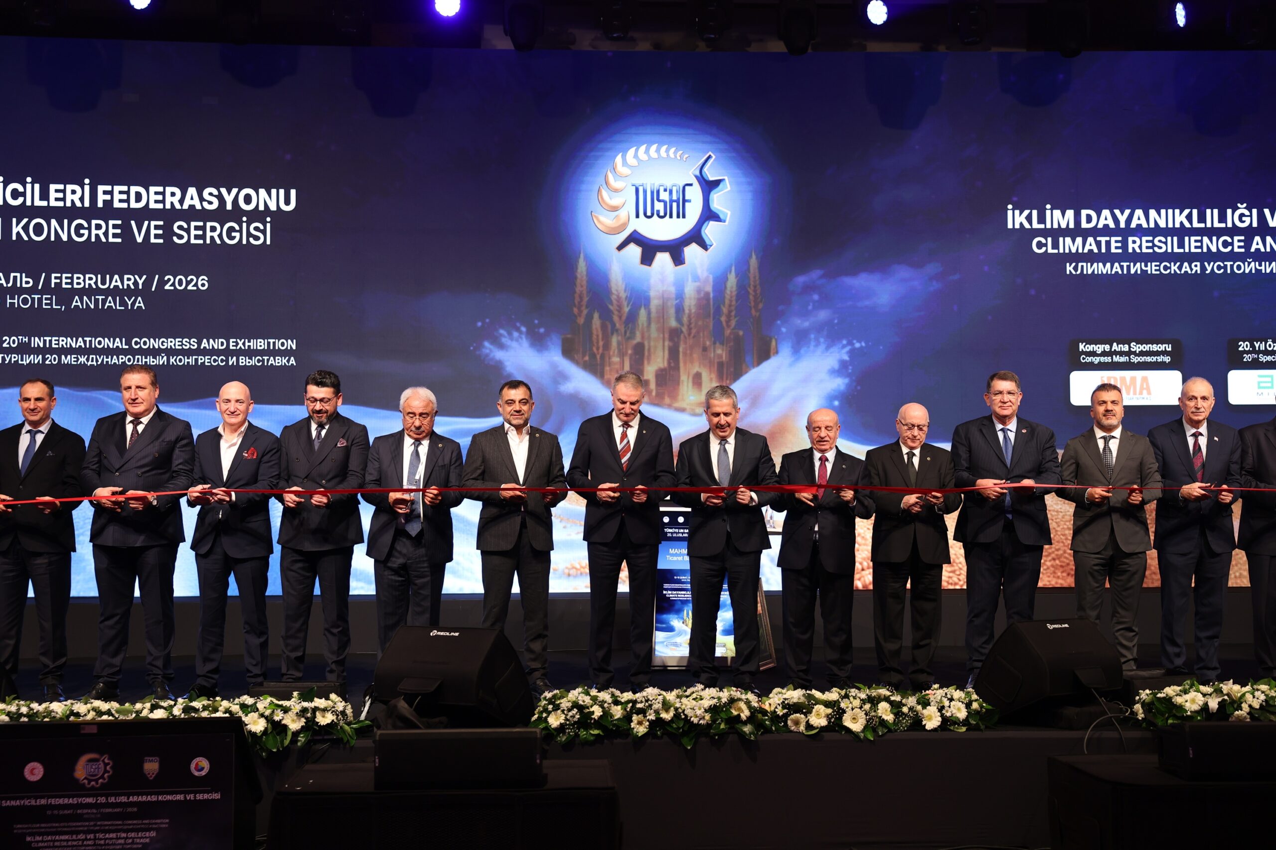 Un sektöründe faaliyet gösteren kurum ve kuruluşları tek çatı altında toplayan Türkiye Un Sanayicileri Federasyonu (TUSAF) tarafından düzenlenen 20. Uluslararası Kongre ve Sergisi Antalya’da başladı.